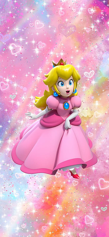 Nintendo Princess Peach aesthetic backgrounds, princess peach HD phone wallpaper