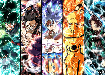 Goku Vs Naruto, naruto sasuke and goku HD wallpaper