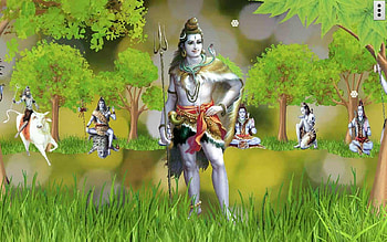 4D Shiva Live HD wallpaper