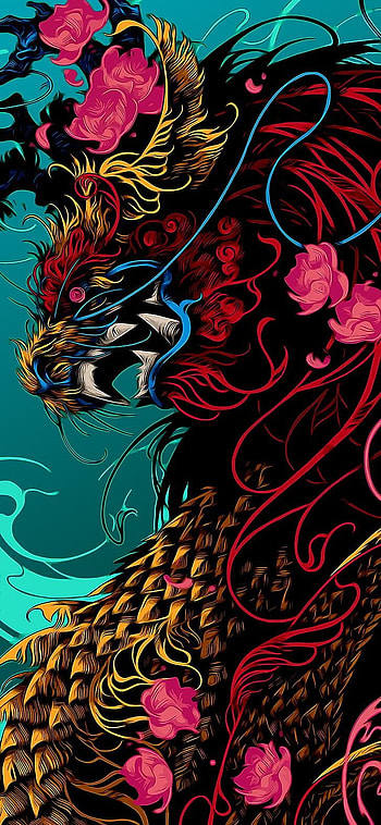 amoled anime HD phone wallpaper