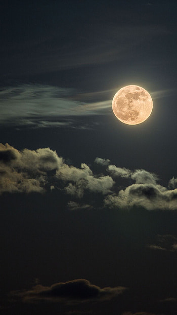 Aesthetic Moon in 2020, full moon aesthetic HD phone wallpaper