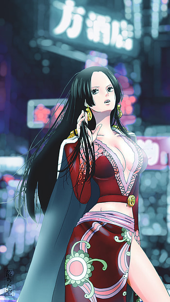 luffy x boa hancock HD phone wallpaper