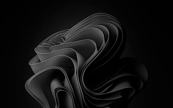 windows 11 black HD wallpaper
