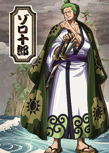 Ronona Zoro Wano ' Poster Print by OnePieceTreasure, roronoa zoro wano HD phone wallpaper