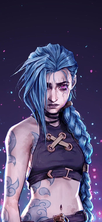 Jinx Arcane league of legends, aesthetic jinx arcane HD phone wallpaper