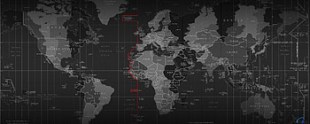 Dual Monitor, vintage world map HD wallpaper