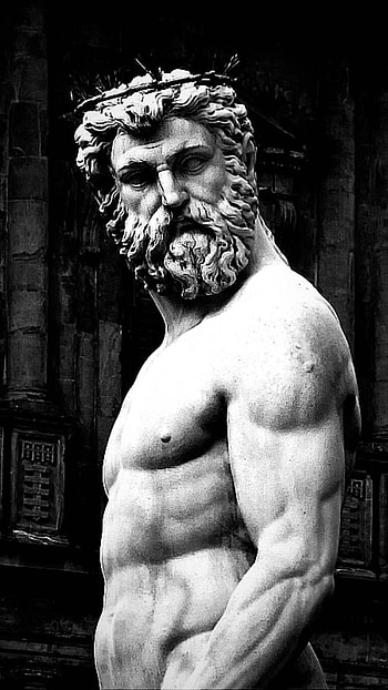 Greek God on Dog, greek sculpture HD phone wallpaper