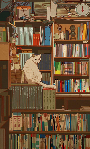 My current .: , lofi cat HD phone wallpaper