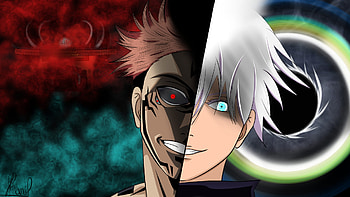 Gojo & Sukuna Shan, sukuna domain expansion HD wallpaper