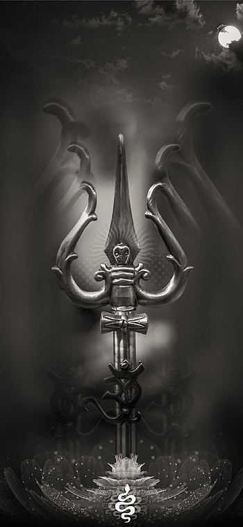 lingam , mahakal black logo HD phone wallpaper
