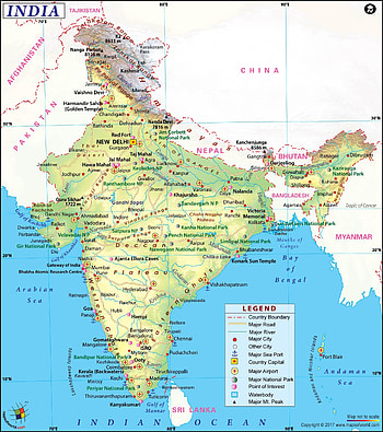 Large India Map, world map HD phone wallpaper