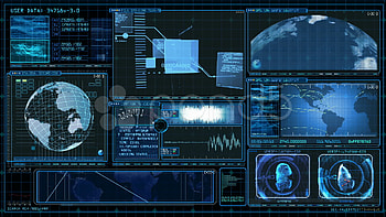 Technology Interface Computer Data Screen GUI Backgrounds ~ Video, cia login screen HD wallpaper
