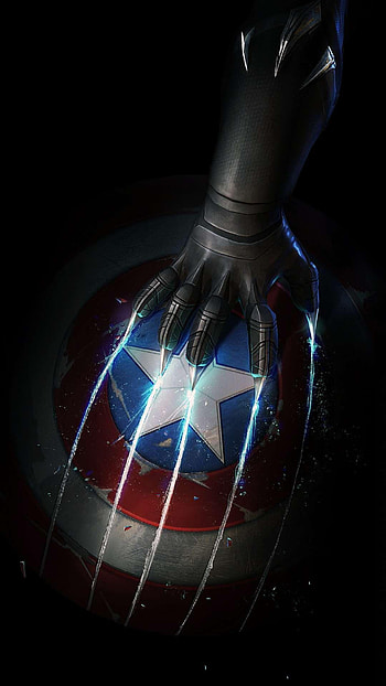 Captain America Amoled , black captain america HD phone wallpaper