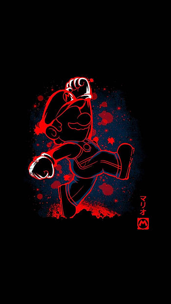 fondos de pantalla chidos, android amoled mario HD phone wallpaper