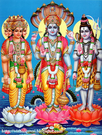 hindu god Brahma Vishnu Mahesh HD phone wallpaper