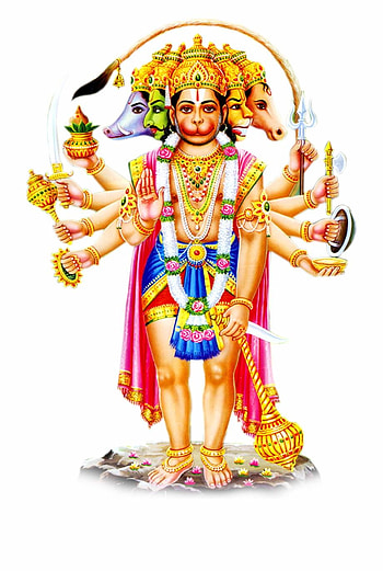 Panchamukhi Hanuman Png s, hanuman ji full mobile HD phone wallpaper