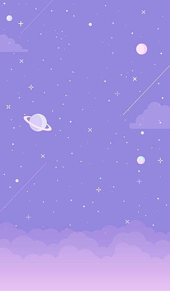 Kawaii Pastel Cute Purple list, purple kawaii HD phone wallpaper