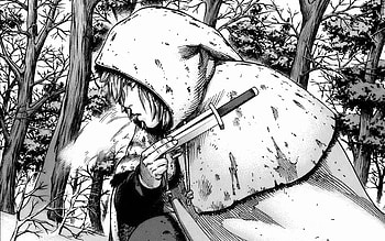 forests, knives, manga, hooded, Vinland Saga, vinland saga manga HD wallpaper
