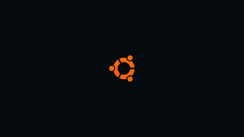 Simply : Linux Ubuntu black logos simple backgrounds HD wallpaper