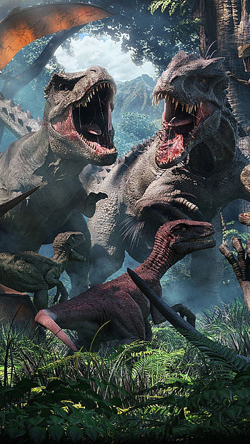 Jurassic World Dinosaurs, jurassic world evolution t rex HD phone wallpaper