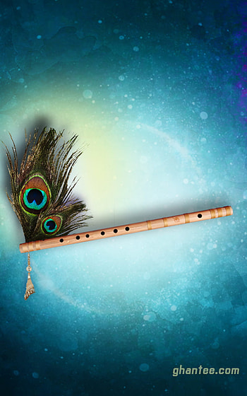 lord krishna bansuri Ghantee [1080x1920] for your , Mobile & Tablet, krishna peacock feather HD phone wallpaper