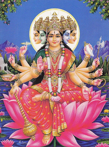 Maa Gayatri Maa HD phone wallpaper