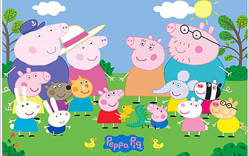 Peppa Pig House HD wallpaper