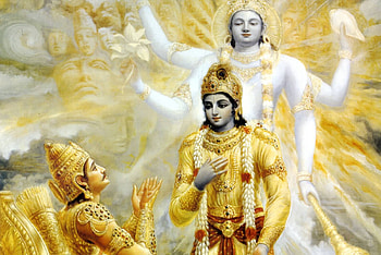 Krishna Arjuna Bhagwat Gita, bhagavad gita HD wallpaper