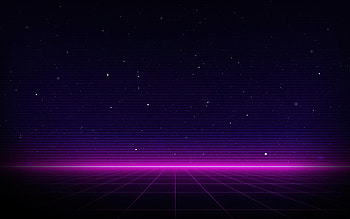 Outrun , Neon, Dark background, Purple, Abstract, purple neon HD wallpaper