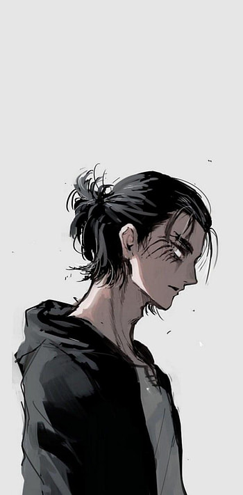 Eren Yeager by meet_1311, eren yeager long hair HD phone wallpaper