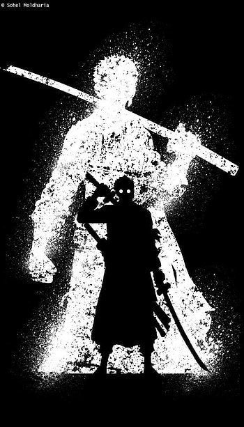 Zoro Black, zoro one piece android HD phone wallpaper