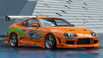 Paul Walker Supra HD wallpaper