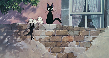 movies & things, Kiki's Delivery Service, kiki cat HD wallpaper