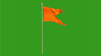 bhagwa flag full, bhagwa dhwaj HD wallpaper