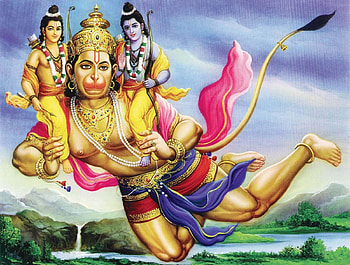The Fresh : New of Hanumanji, flying hanuman HD wallpaper