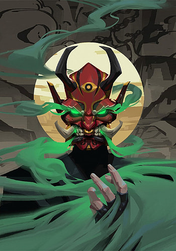Valorant Oni Player Card Artwork Poster in 2021, valorant player cards HD phone wallpaper