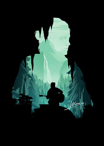 Ellie The Last of Us 2 Minimalistic Poster Print, tlou 2 HD phone wallpaper