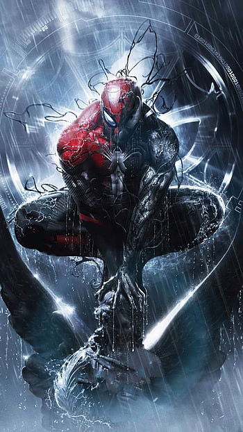 Spiderman and Venom, venom suit HD phone wallpaper
