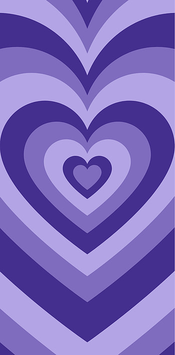 high quality purple in 2021, purple heart aesthetic HD phone wallpaper