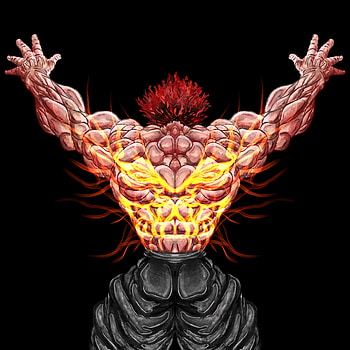 Demon back, jack hanma HD phone wallpaper