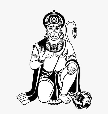 Hanuman New Clipart, hanuman sketch HD phone wallpaper