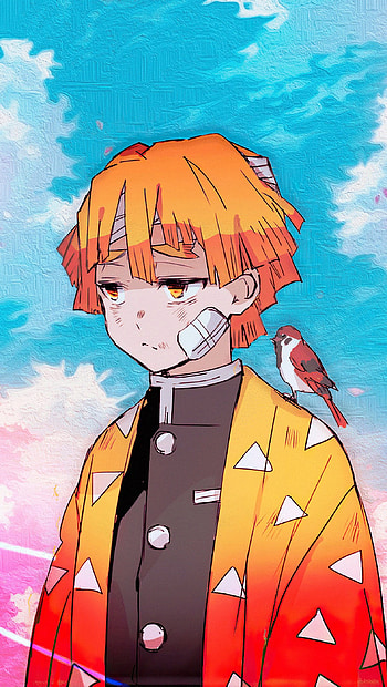 Kimetsu no Yauba Zenitsu Agatsuma Anime Ultra ID:7642, zenitsu pfp HD phone wallpaper