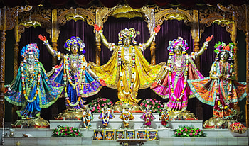 Sri Sri Panchtatva Bhagwan ISKCON Mayapur Dham. HD wallpaper