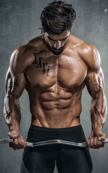Pose, Muscle, Rod, Press, Athlete, Bodybuilder • For You, muscle body HD phone wallpaper