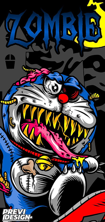 Pin oleh วันชัยพรมดี di, doraemon zombie HD phone wallpaper