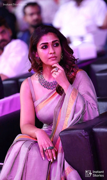 nayanthara in saree HD phone wallpaper