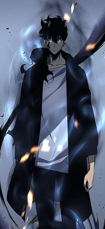 Sung Jin, anime solo levelling HD phone wallpaper