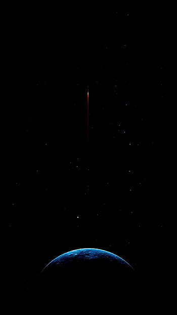 Amoled Dark Black Space Earth , amoled deep black HD phone wallpaper