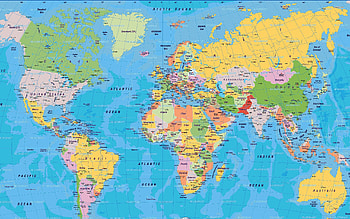 High Resolution World Map PDF HD wallpaper