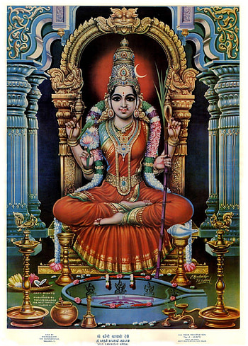 Dasha Mahavidya, Godess Kameswari Devi, lalitha devi HD phone wallpaper